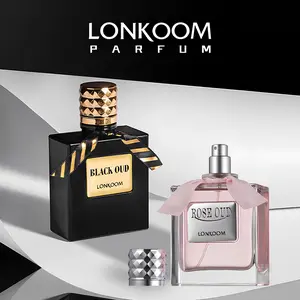 LONKOOM Parfum Black O Rose O 100ml Pria Wanita Parfume Tahan Lama Wangi