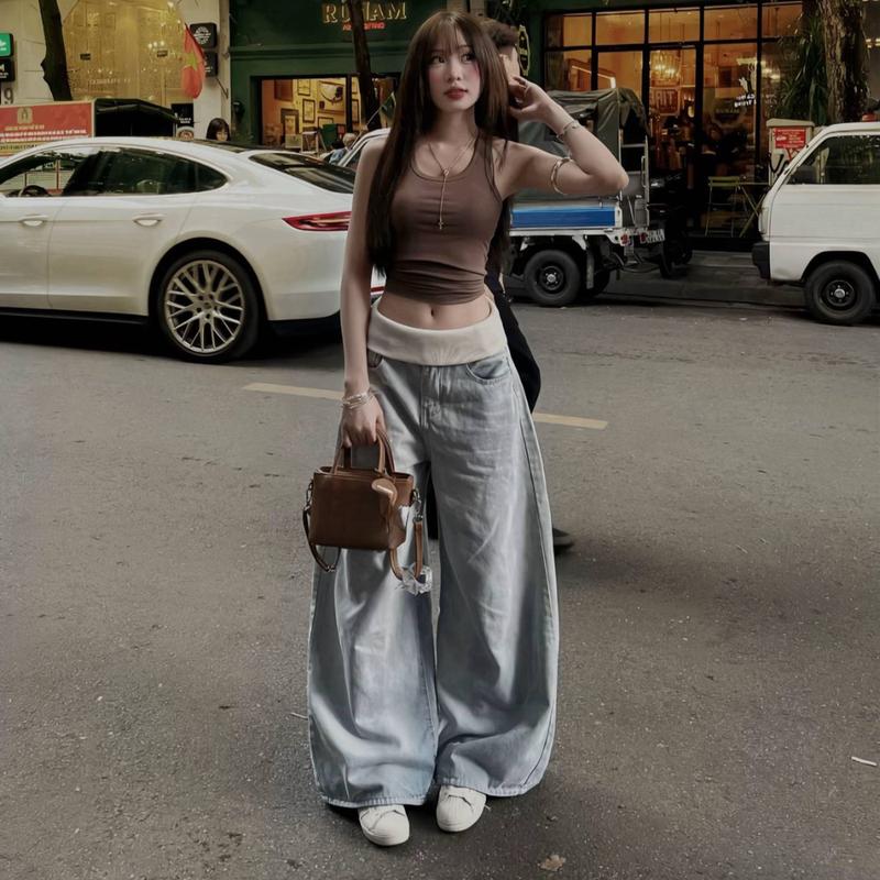 MIAA Quần Jeans Wash Cạp Cao Form Rộng Ống Suông 33cm RETRO ver 3 Unisex Size S-2XL Chất Liệu Jean Cao Cấp Kiểu Dáng Thanh Lịch & Thoải Mái | BigBuy360 - bigbuy360.vn