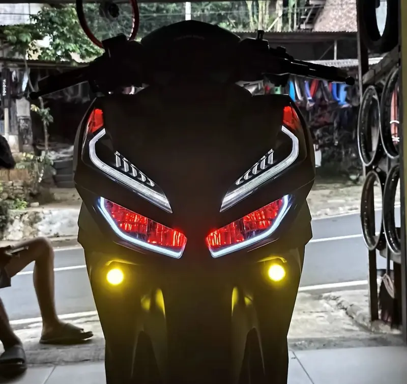 Lampu Tembak Laser/Mini Tanpa Kipas/Super Bright Hi Lo 35 Watt untuk Motor - Motorcycle 2