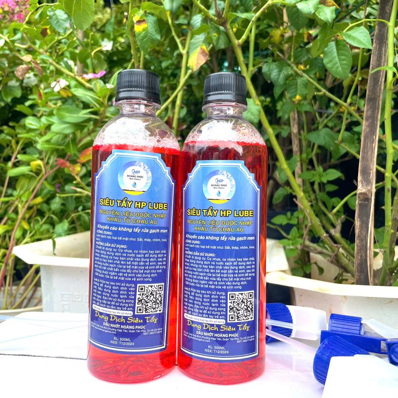 COMBO 2 CHAI Siêu Tẩy Rửa Lốc Máy HP Lube, Tẩy Rửa Xe Không Chạm, Tẩy Rỉ Sét Chi Tiết Kim Loại Chai 500ml