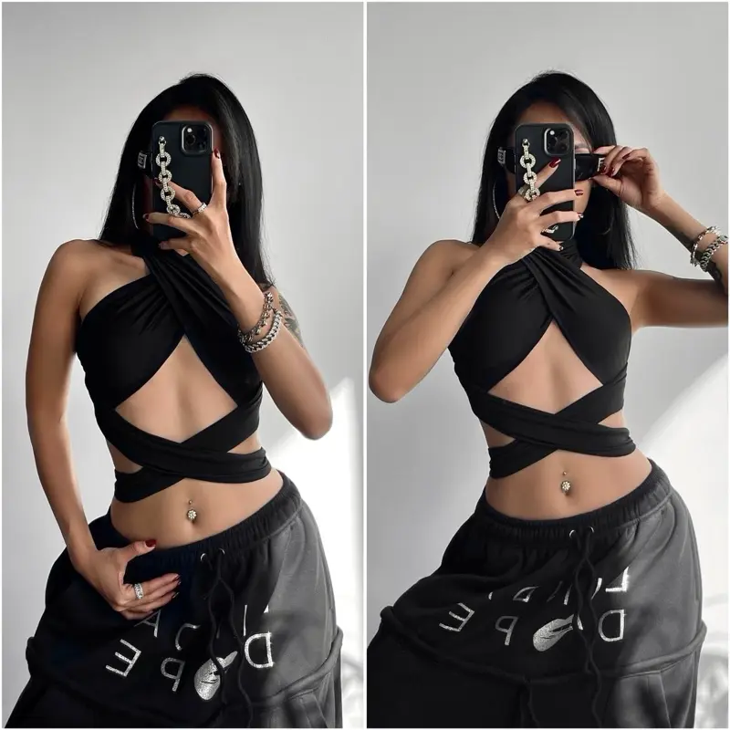 AMANDA VER.1 CROPTOP (DÂY QUẤN) BY LINDA DOPE