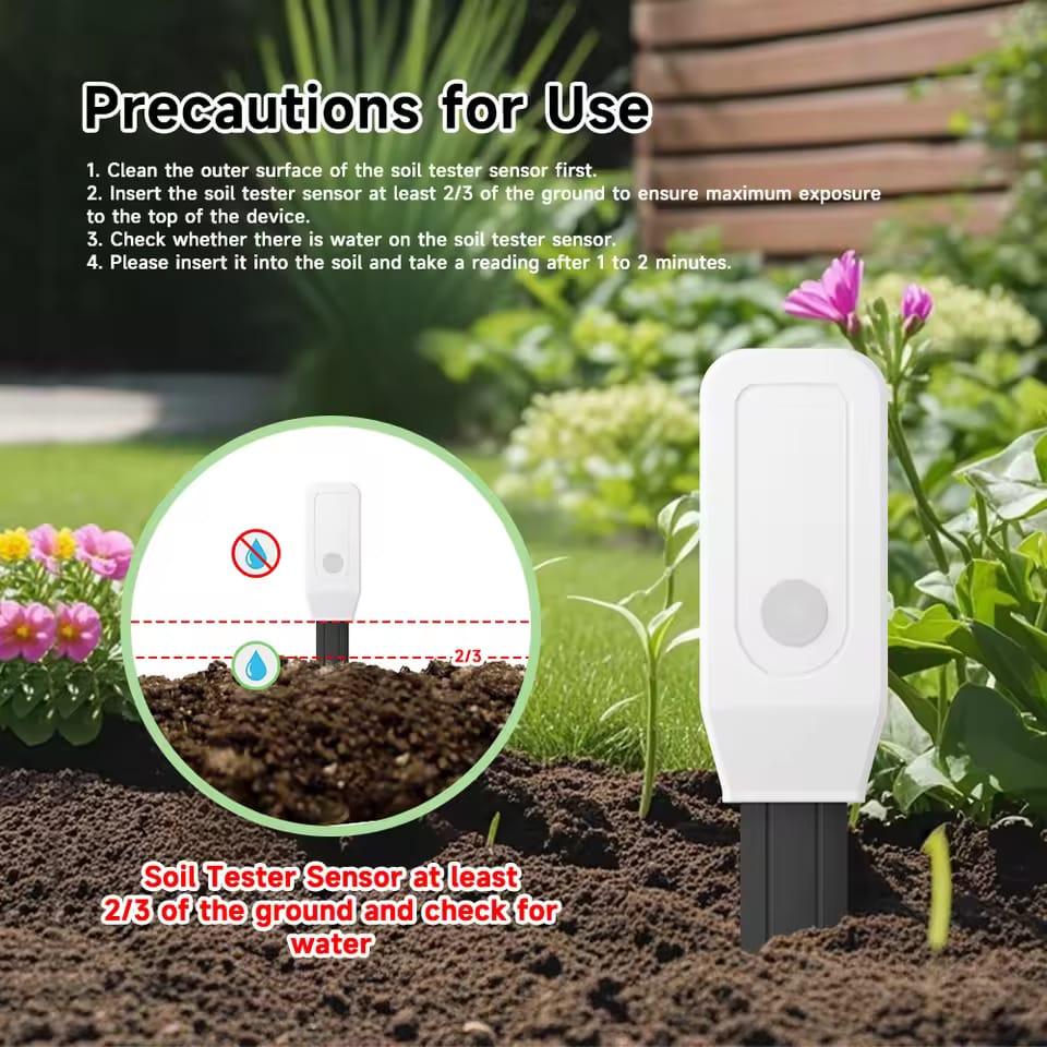 Smart Soil Tester Sensor Zigbee/WiFi - Sensor Kelembapan & Suhu Tanah