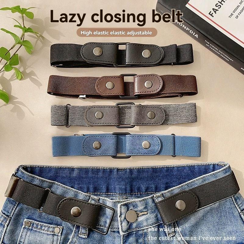 Thắt lưng lười Thông Dụng Vừa Vặn Với Hầu Hết Mọi Người Khóa Khóa Dễ Dàng Tạo kiểu không cần thiết tuyệt vời để mặc hàng ngày và đi chơi
