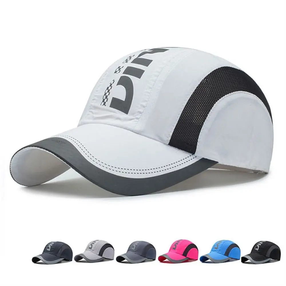 Mũ Bóng Chày Không Thấm Nước, Nhanh Khô, Thoáng Khí, Có Thể Điều Chỉnh, Snapback, Chống Nắng, Thể Thao, Để Chạy Bộ, Mùa Hè Phụ Kiện Đội Đầu