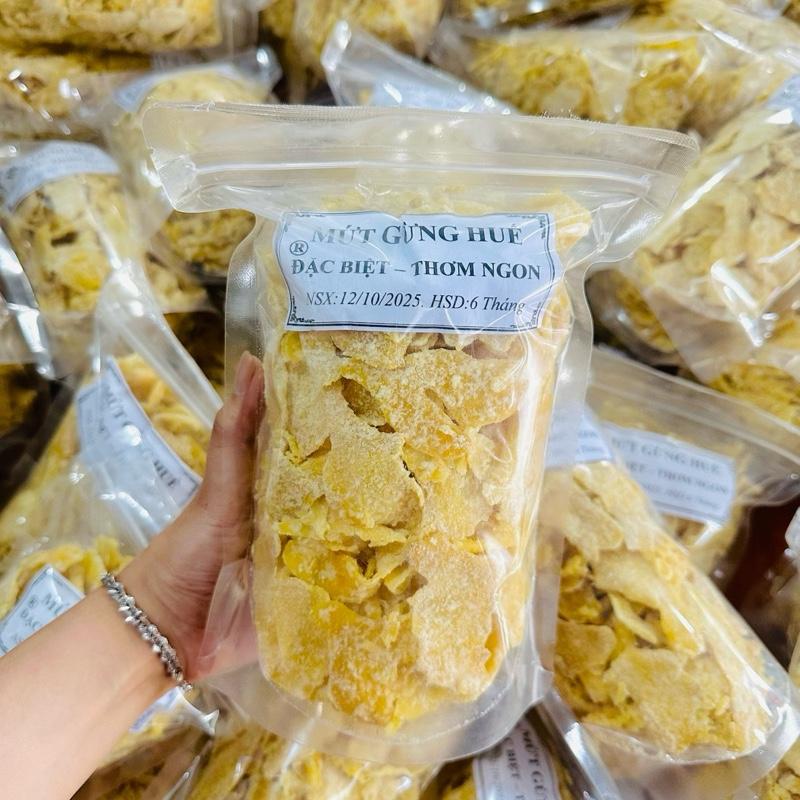  Mứt Gừng Huế làm thủ công bằng củi Bé Ngọc  500gr 