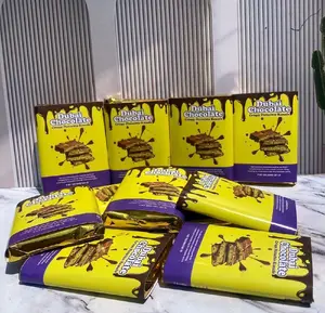 Coklat Dubai Pistachio Kunafa Chocolate Bar premium/ Coklat Dubai Viral