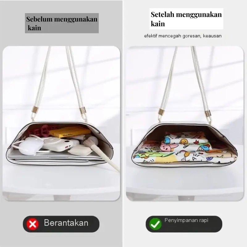 Pouch Kain Perekat Pelindung Ajaib Murah LUXEBLINK - Multifungsi untuk menyimpan barang Elektronik, penyimpan tablet/ipad, pouch kosmetik, penyimpan dan pelindung Kamera SLR, pouch tempat makan,pouch kain dengan design lucu 3