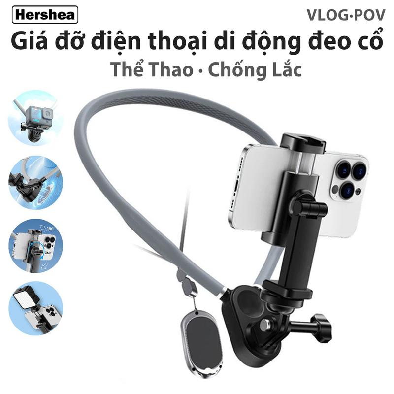 Giá đỡ điện thoại từ tính, Giá đỡ điện thoại di động đeo cổ, Giá đỡ POV/Vlog, Giá đỡ điện thoại rảnh tay, Giá đỡ ngực, Dây đeo cho điện thoại, Máy ảnh Dji Action GoPro Hero Insta360 iPhone 16 15 14 13 Pro max Samsung Xiaomi Vivo Phụ Kiện