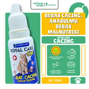 Holycatlabs Tetes Perawatan Cacingan Royal Care Kucing Anjing 10 ML