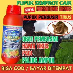 NURRATONIX SIRKUS Obat Pengusir Hama Tikus Di Sawah - Obat Pembasmi Hama Tikus - Obat Hama Tikus Pada Tanaman Padi - Obat Hama Tikus Di Rumah - Racun Hama Tikus - Obat Pengendali Hama Tikus - Obat Semprot Untuk Hama Tikus yang Ampuh Mujarab
