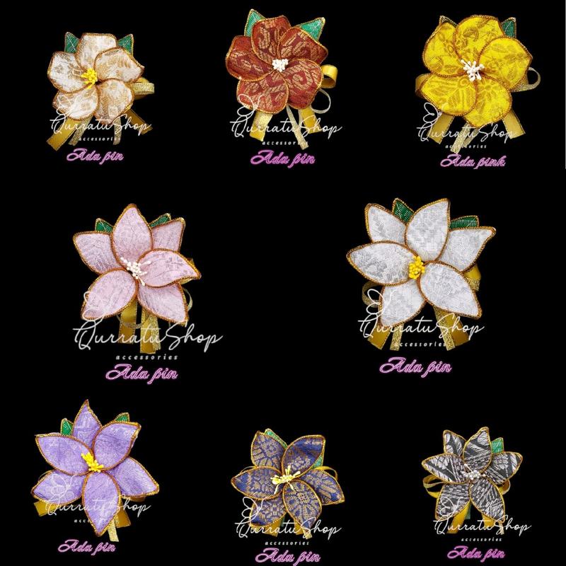 BUNGA PENANGGAH SONGKET/BUNGA ROZEK(FLOWER CORSAGE WITH PIN) - TikTok ...