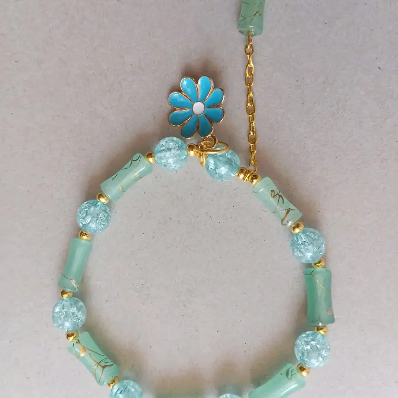 Gelang Wanita Manik-Manik Bambu Aksesoris Fashion 4