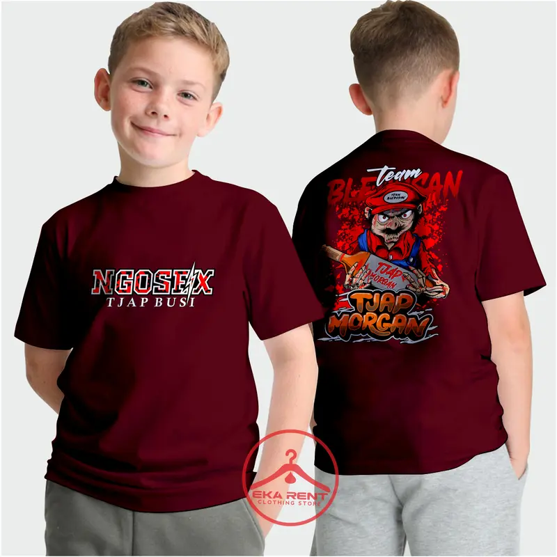 Baju Kaos Anak Nanda Ngx Ngosex Tjap Morgan Audio Sound system Lengan Pendek 7