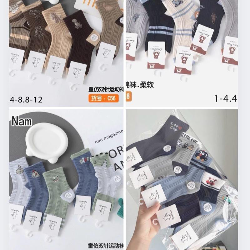  Set tất cổ cao cho bé trai từ 1-12 tuổi - Hàng dày đẹp- Bộ sưu tập mới  dưới 35kg  