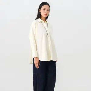 This Is April Atasan Kemeja Wanita Lengan Panjang Hijab Friendly Dayle Dark Blue Stripe, Black, Sage, White, Big Stripe Blue, Big Stripe Pink, dan Big Stripe Grey (RESTOCK)