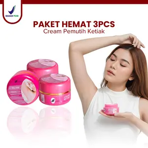 Bewise Cosmetics [PROMO 3Pcs] Cream Ketiak BPOM NA18220100428 Pencerah Ketiak Leher Selangkangan & Lipatan Tubuh Lainnya Baby Whitening Aman Tanpa Alkohol