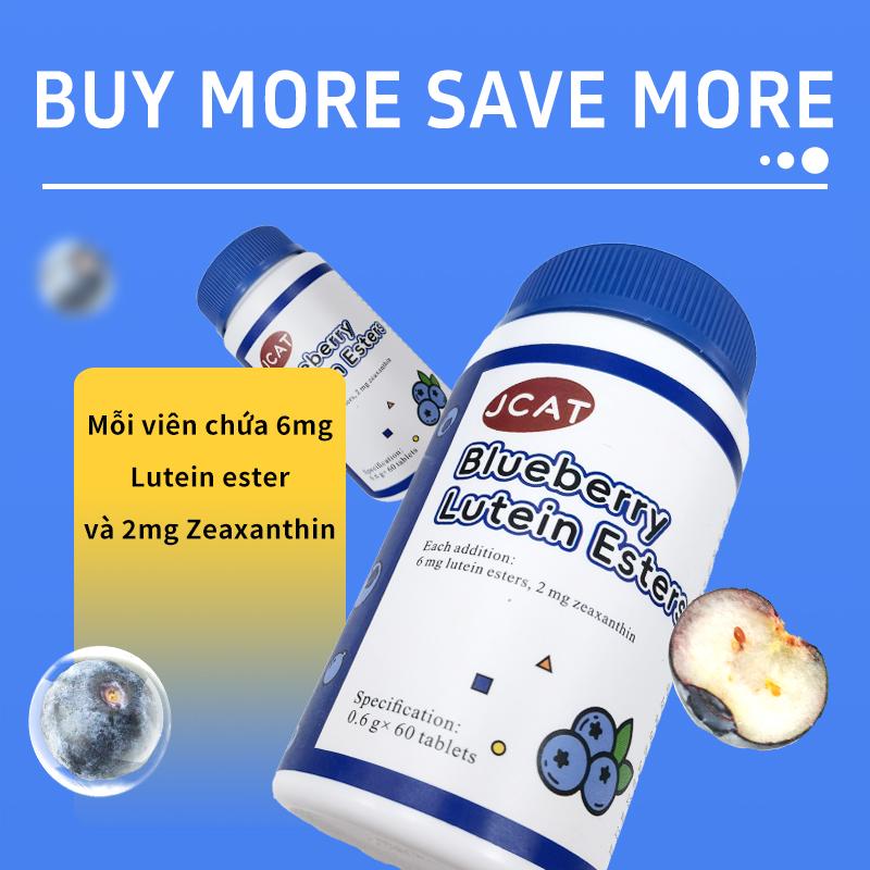 【Hằng Du Mục × NTLD NTLD Kẹo việt quất bổ sung Lutein bổ mắt 1 lọ 60 viên