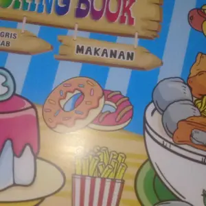 Buku Mewarnai / 8pcs Buku mewarnai  /  buku mewarnai anak / buku mewarnai SET
