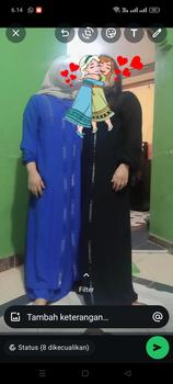 Product Review of GAMIS ABAYA TAMARA DRESS UKURAN S M L XL XXL BUSUI FRIENDLY Muslim Ceruty from h**a 1