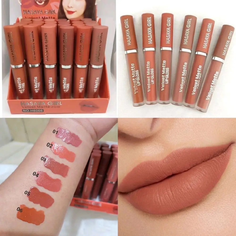 [Harga per 6pcs] Hasayagirl lipcream H6066 matte