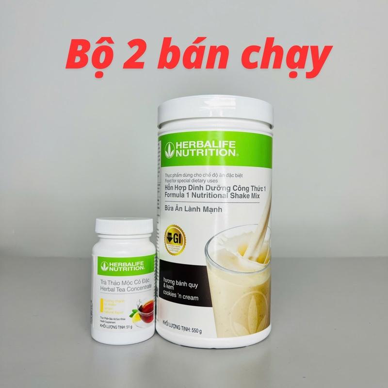  Bộ 2 dinh dưỡng bán chạy gồm F1 + trà cô đặc dành cho người trưởng thành 