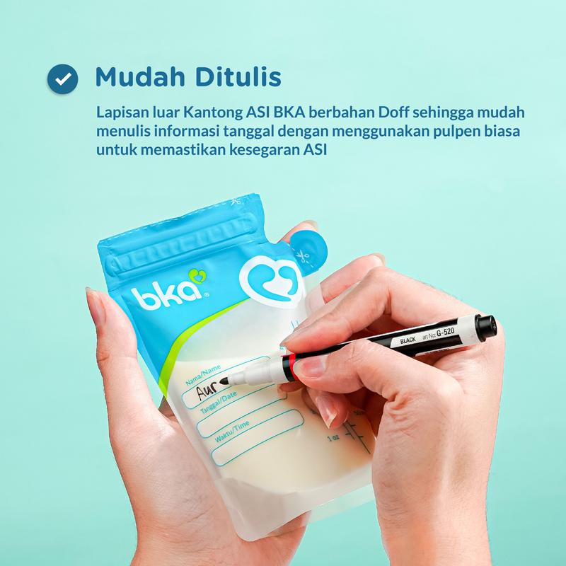 Kantong ASI BKA 120ml isi 30 Pcs/Box - Plastik ASI Double Thermal Sensor Technology 4