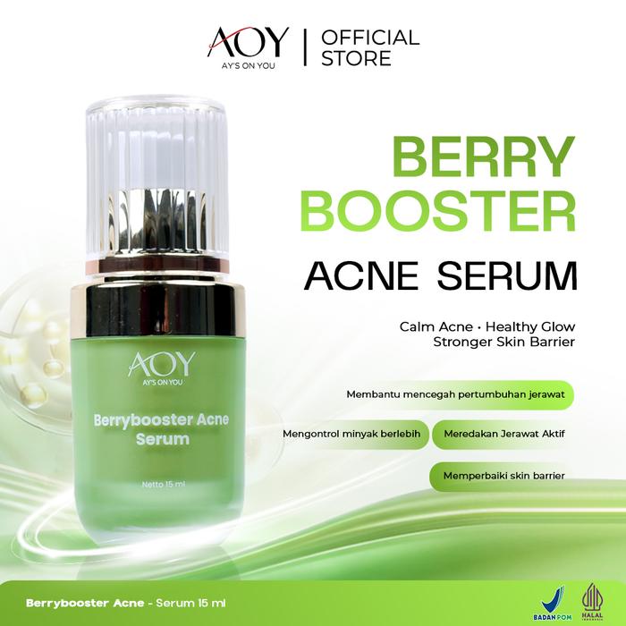 Gambar AY’S ON YOU Berrybooster Acne Serum | Membersihkan pori & mencegah jerawat baru dari Ay's On You Kota Tangerang Selatan Tokopedia