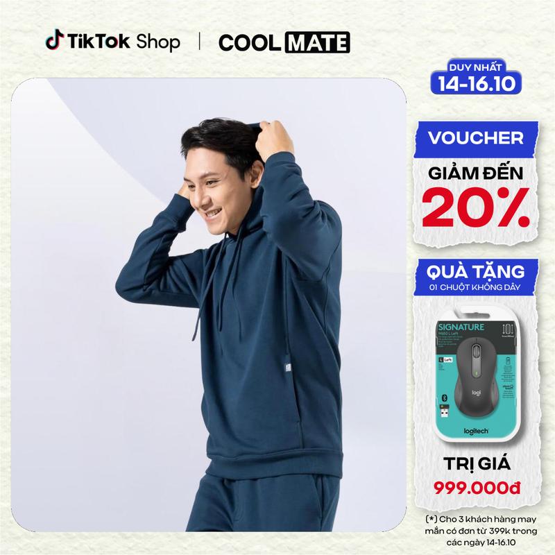 [Outlet Không đổi trả] Áo hoodie áo nỉ có mũ Essential - Coolmate