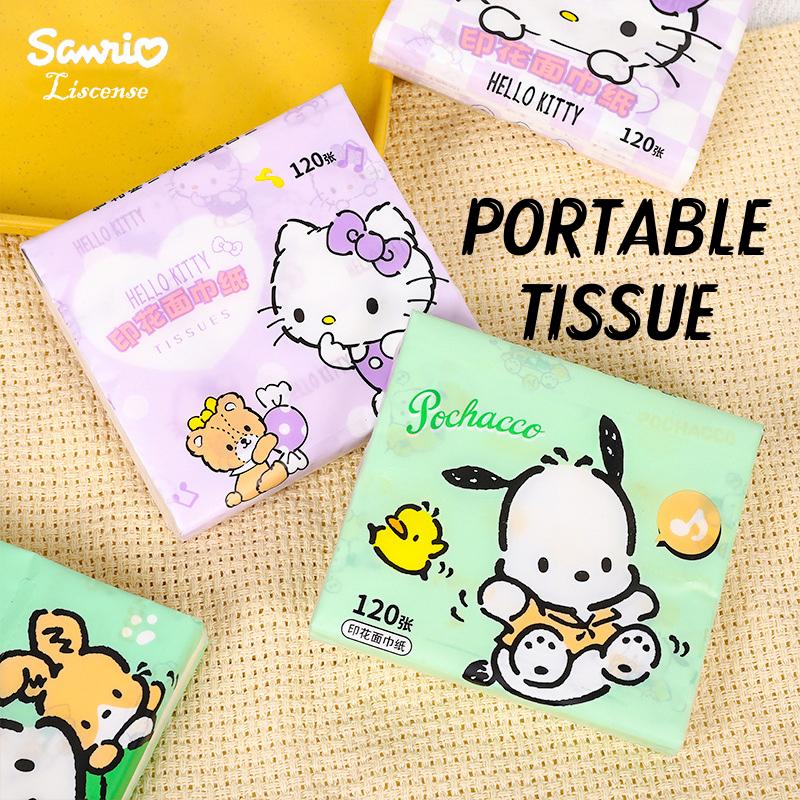 [SG Stock] 3PLY Printed Tissue 3pkt x120s/pkt Portable Facial Paper ...