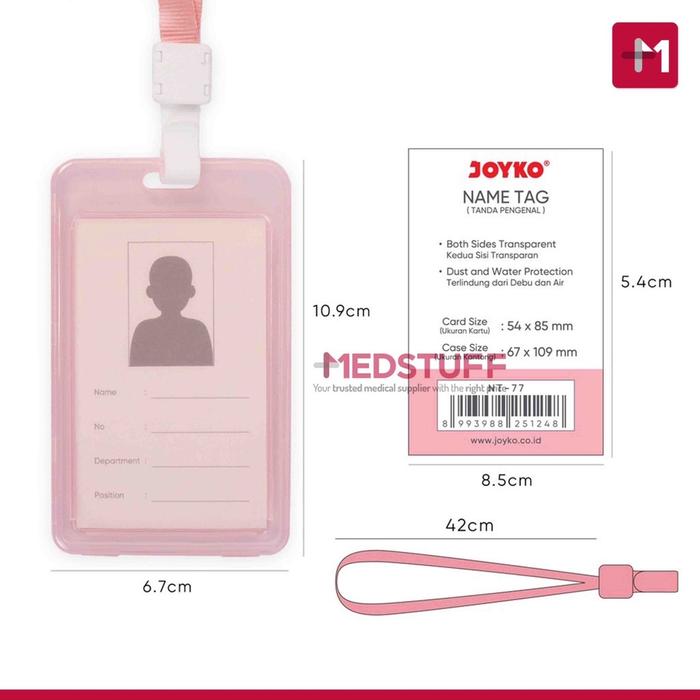 Gambar Name Tag Joyko Gantungan Tanda Pengenal Id Card dari Medstuff Kota Administrasi Jakarta Barat 4 Tokopedia