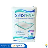 Gambar SENSI PADS DISPOSSIBLE ABSORBENT UNDERPADS UKURAN L PACK 10 PCS dari Apotek Adapotek Padangsambian by GoApotik Kota Denpasar 1 Tokopedia