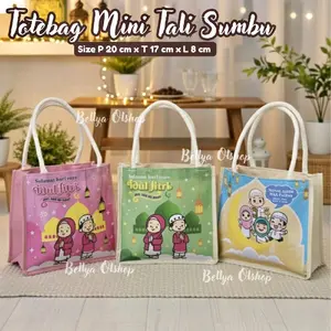 Tas Jinjing Mini Tote Bag Tali Sumbu Putih New Totebag