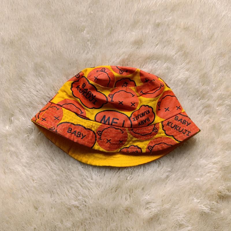 Topi Bucket Anak Lucu Motif Karakter Animasi Motif Garis Simple Bolak Balik perempuan laki laki 3-10tahun 4