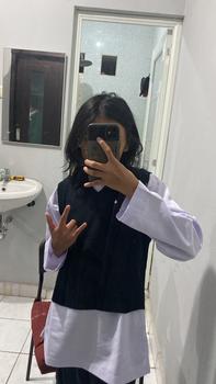 Product Review of Belleza outlet Baju Atasan Wanita Rajut Korean Style Vest crop Blouse Atasan Wanita from a**1 0