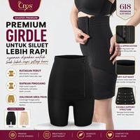 Gambar CMS 618 Premium Slim Girdle Wanita Nylon Spandex Breathable Body Shaper Perut Pinggang Korset Modern Dengan Hook Zipper Flexible Boning Open Bottom Shapewear Seamless Anti Jiplak Untuk Outfit Ketat Harian Formal Party High Waist Compression Look Underwear - Black, S dari Courage My Soul Kab. Tangerang 1 Tokopedia