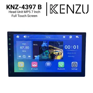 KENZU - Double Din - Head Unit Mobil - 7 Inch - KNZ 4397B - Full Touch Screen - MP5 - Bluetooth - Car Head Unit
