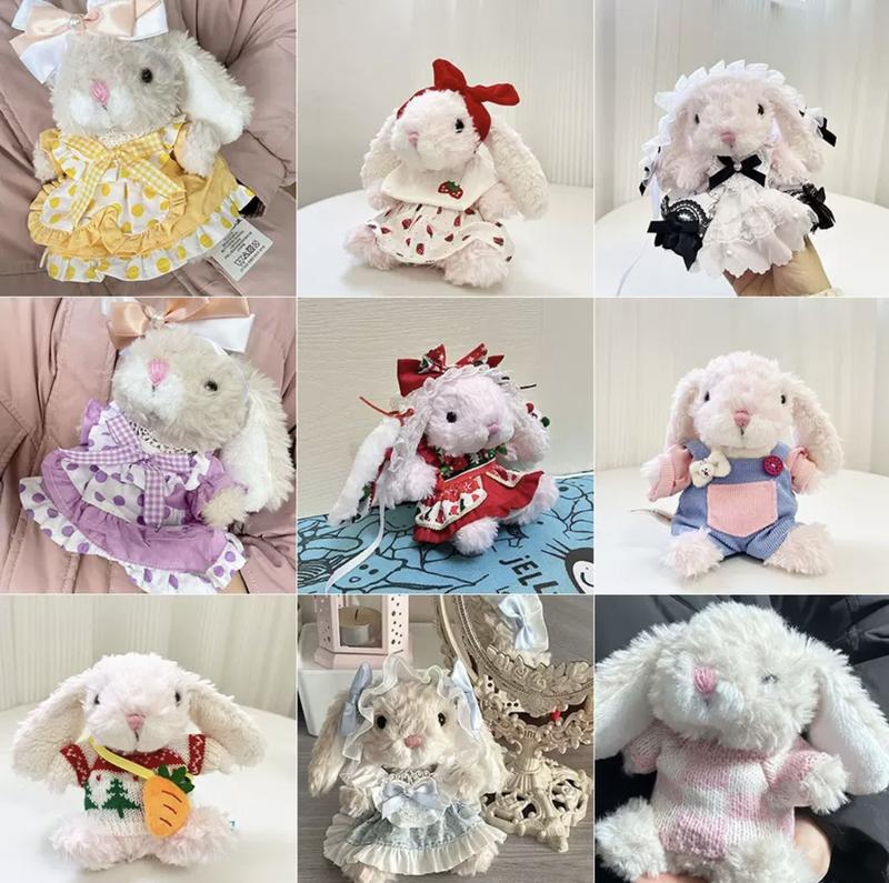 jellycat dress clothes yummy rabbit 15cm - TikTok Shop Singapore