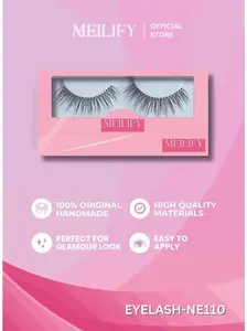 MEILIFY | Bulu Mata NE110 | Eyelash Extension Natural Lentik Mudah Dipasang Salon & Rumahan