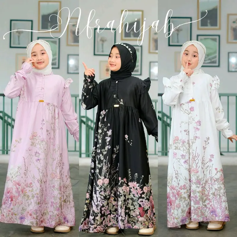 Gamis Anak Maxmara Silk / Gamis Anak Premium Lebaran 2025 0