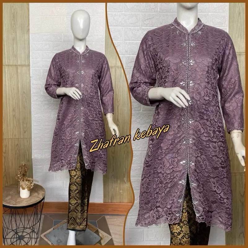 Kebaya tunik abaya payet Kondangan Pesta(ta)