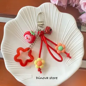Dinova Store Bag Charm Thalia Aksesori Tas Unik dengan Desain Estetik & Fleksibel sebagai Gantungan Kunci Bahan Berkualitas Tahan Lama