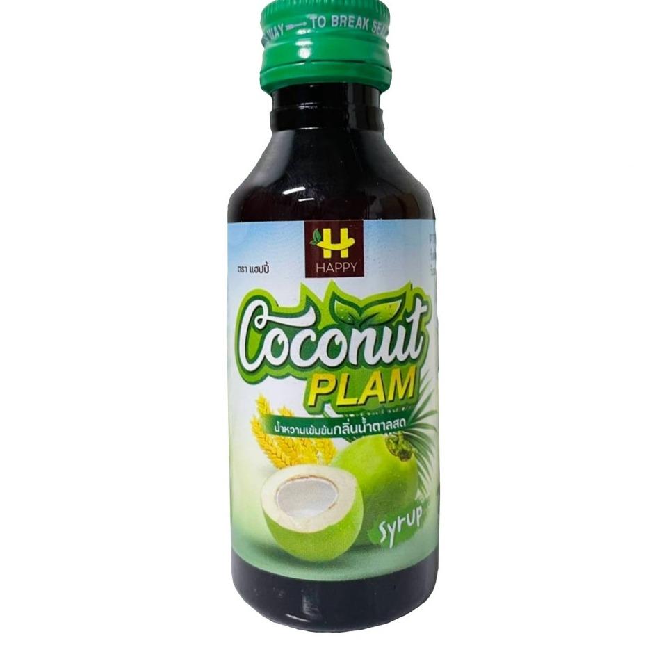 Happy Coconut Plam Syrup กลิ่นน้ำตาลสด ขนาด 60 มล. (1 ขวด)