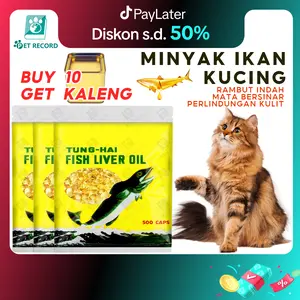 TERMURAH! MINYAK IKAN TUNGHAI Fish Liver Oil Tung-Hai 500 Capsules Tung hay Minyak Ikan peningkat imun 24 bulan minyak ikan pororo pil  kb
