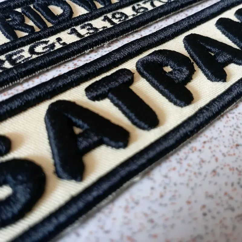 Papan Nama dan Satpam bordir timbul custom 3