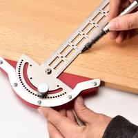 Gambar BEANABELL Penggaris Busur Pertukangan Protractor Pengukur Sudut Stainless Steel Woodworking Edge Ruler Multifungsi - 20inch dari scarlettofficial.id Kota Cimahi 1 Tokopedia