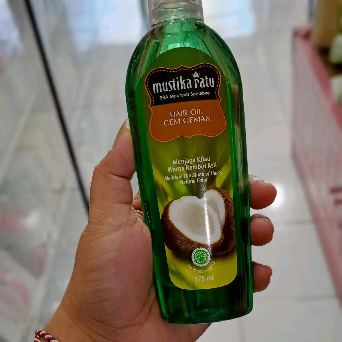 MUSTIKA RATU HAIR OIL CEM CEMAN
