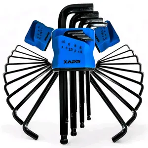 AP74 APR KUNCI L SET PANJANG BALL JOINT HITAM kualitas bahan titanium Doff sangat awet