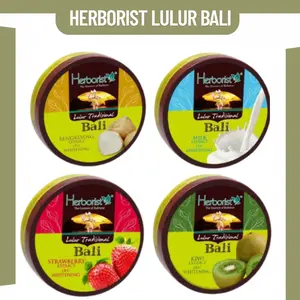 Herborist Lulur Tradisional Bali 100g & 200g | Milk | Strawberry | Zaitun | Bengkoang