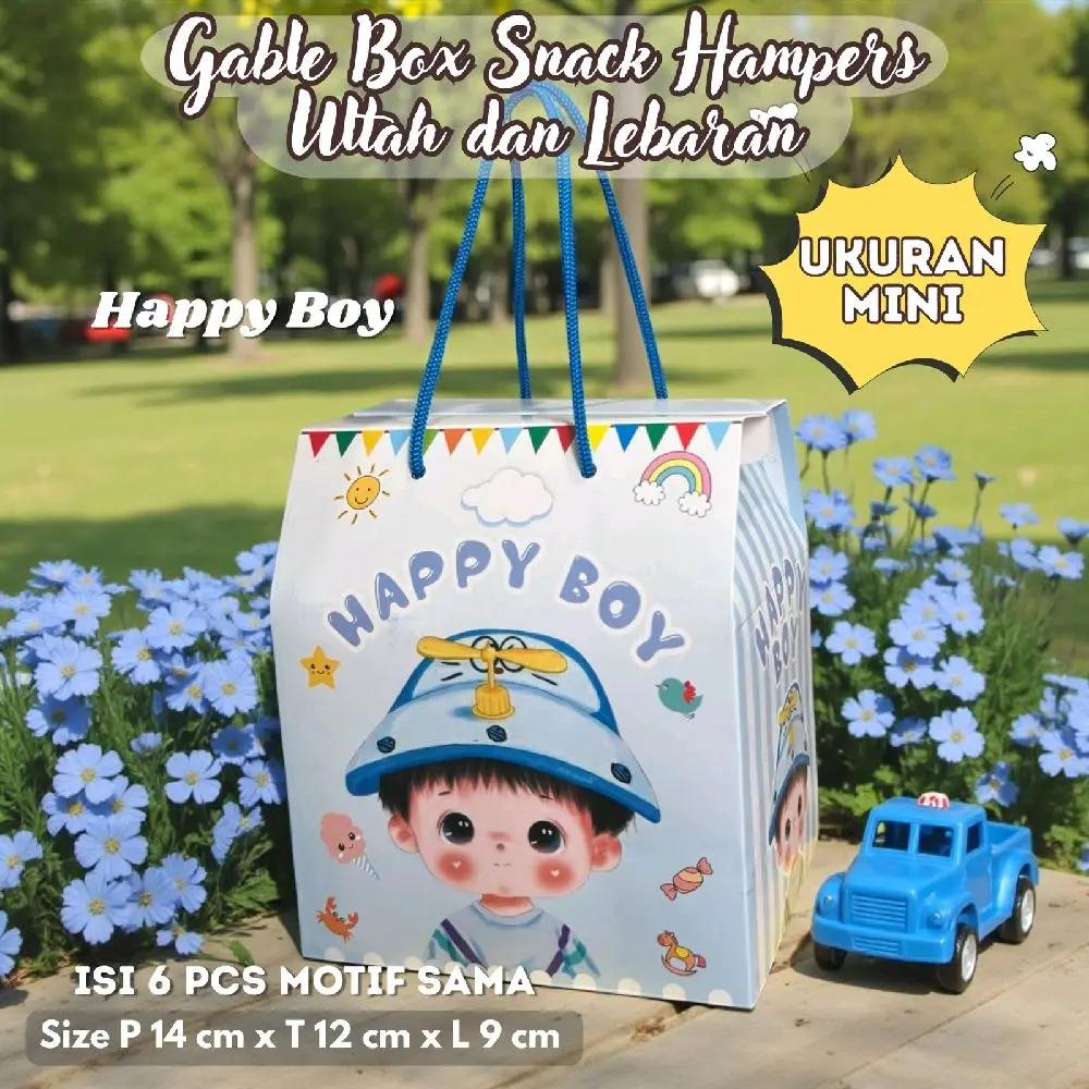 BOX MINI HAPPY BOY ISI 6Pcs