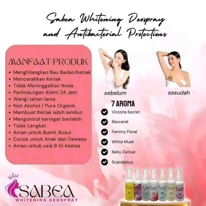 READY PAKET USAHA/RESELLER (5 BOTOL sama 10 BOTOL) || SABEA DEOSPRAY ORIGINAL 2